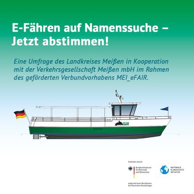 Abstimmung über die Namen der E-Fähren