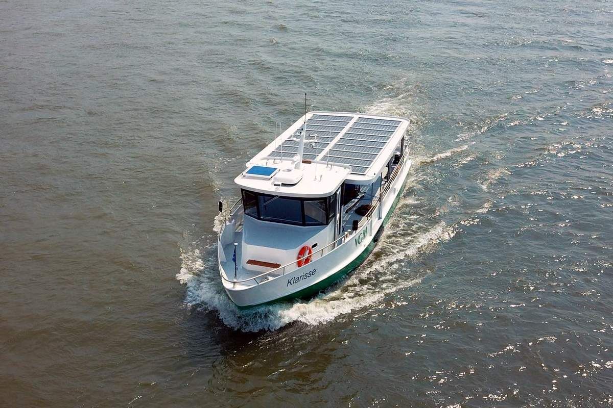 Die E-Fähre »Klarisse« | Foto: Georg Keibler
